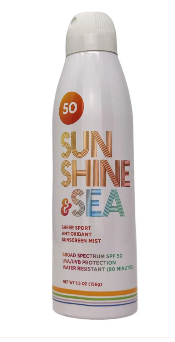 SPARKLE SHIMMER or SEA Sport SPF 50 Mist