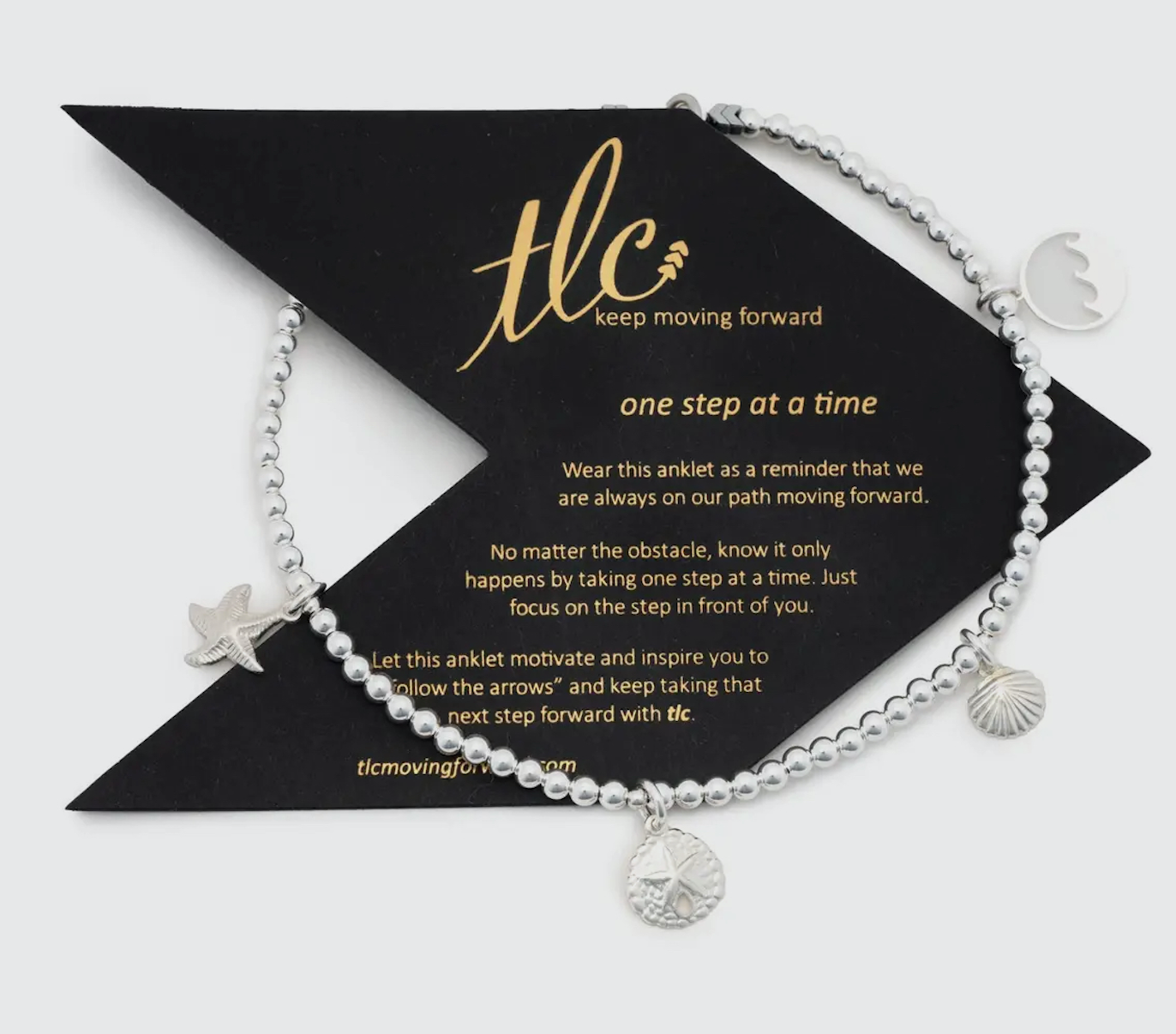 Seaside - Gold Filled Charmed Anklet
