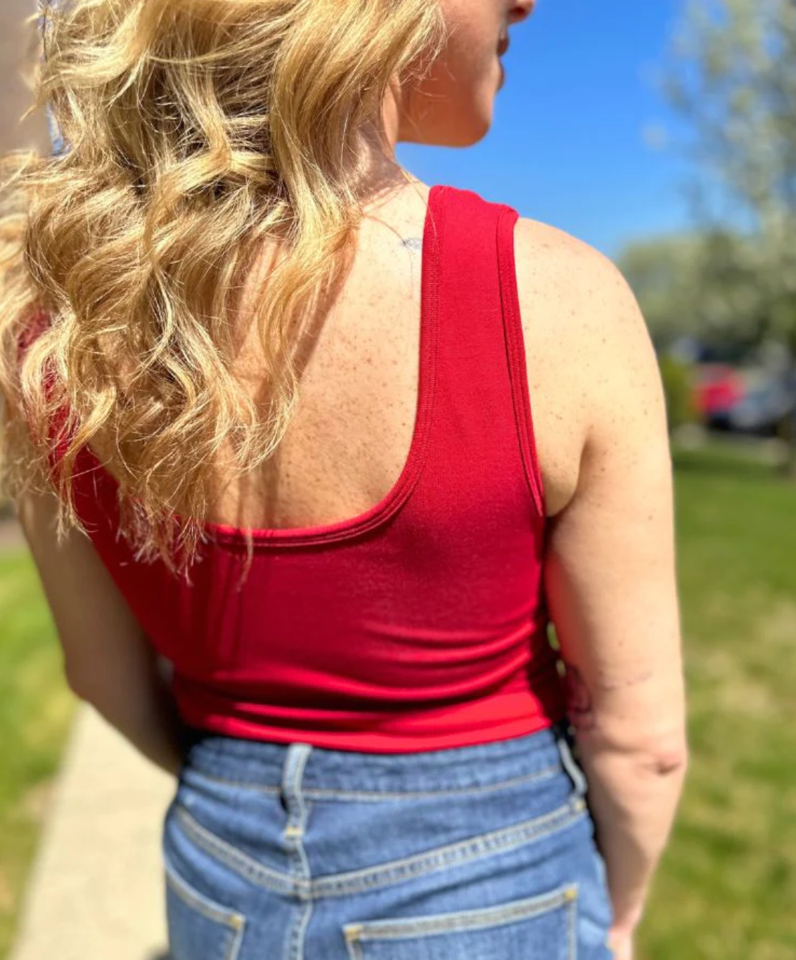 Just Say Yes Built in Reversible Bra Tank