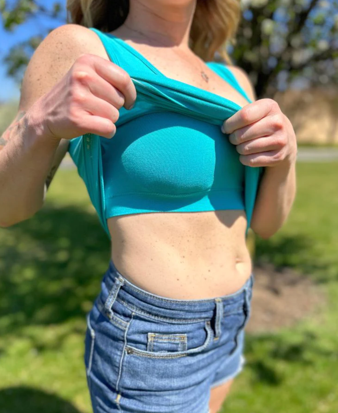 Just Say Yes Built in Reversible Bra Tank