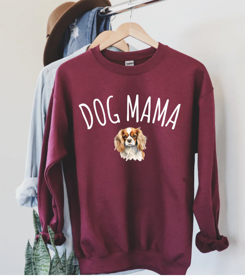 Dog Mama Custom Watercolor Crewneck