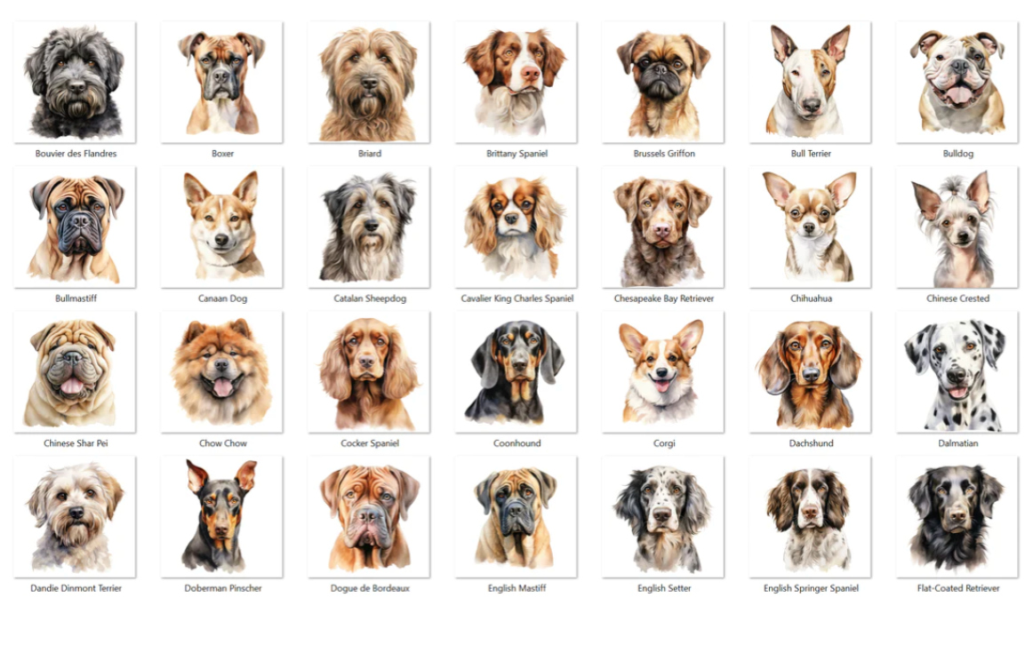 Dog Mama Custom Watercolor Crewneck