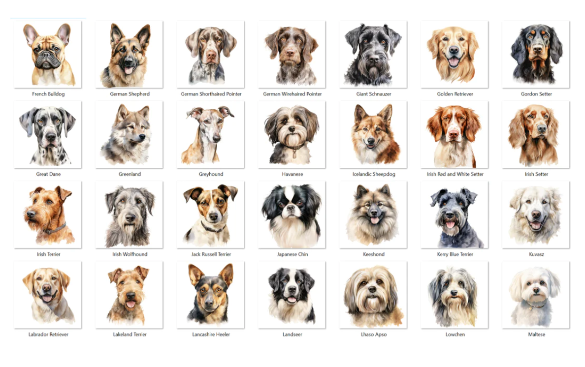 Dog Mama Custom Watercolor Crewneck