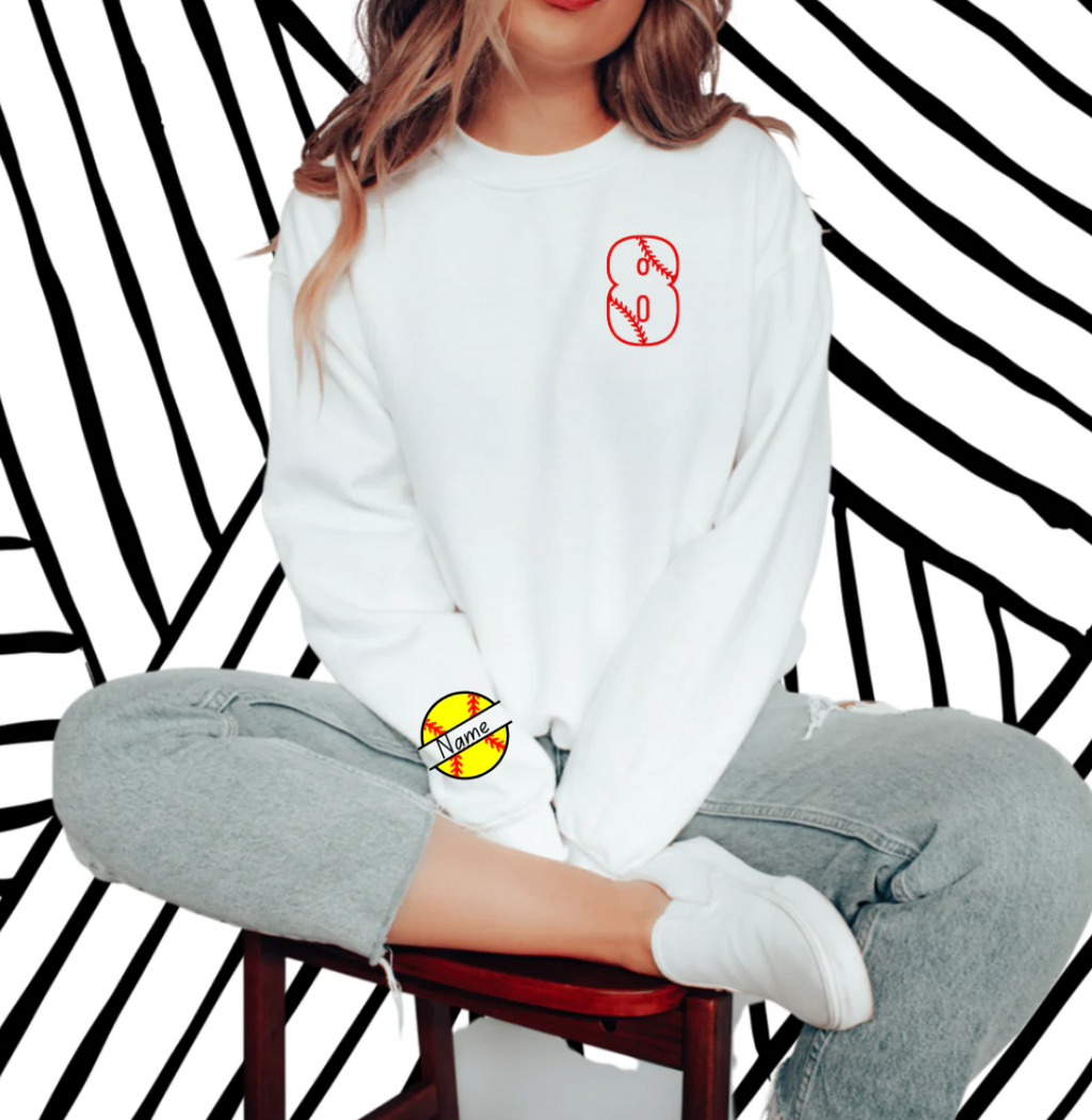 Softball/Baseball Custom Crewneck