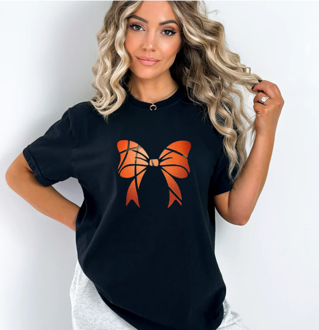 Wrapped in a Bow Sports Mama Tee