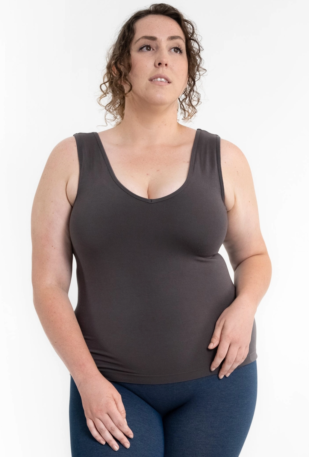 Just Say Yes Built in Reversible Bra Tank