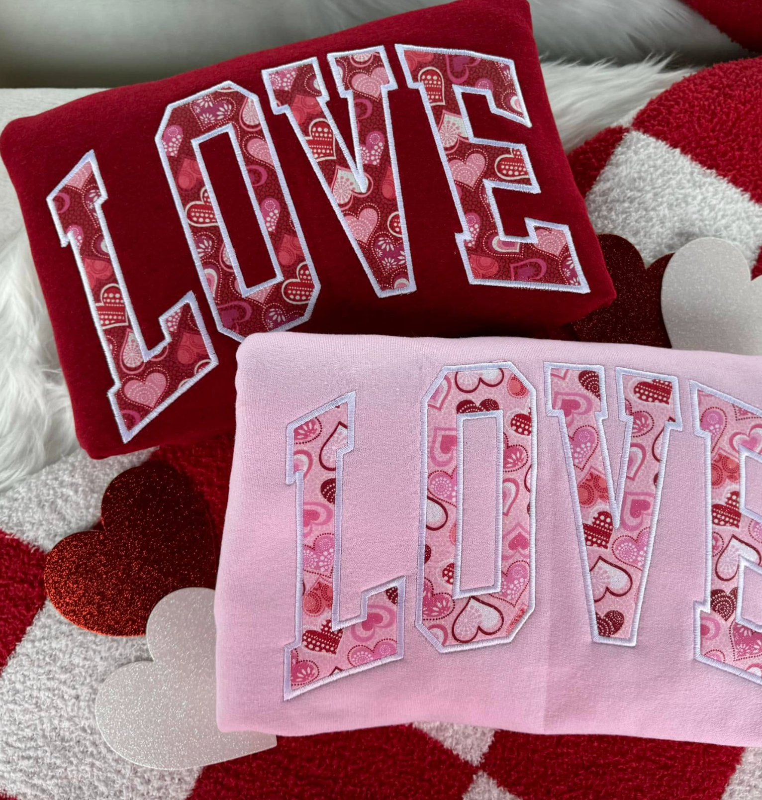Spread the Love Embroidered Crewneck