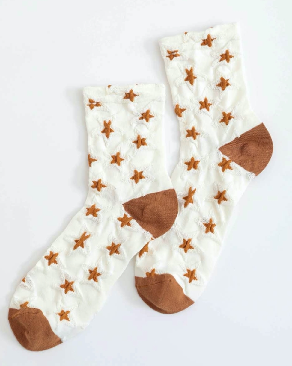 Star Print Eco-Friendly Socks