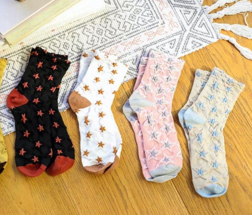 Star Print Eco-Friendly Socks