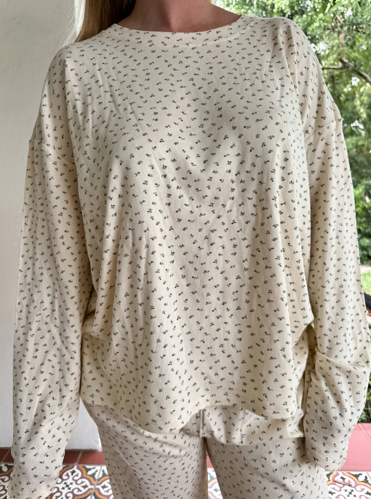 Pale Floral PJ Pant - NYC Market Exclusive