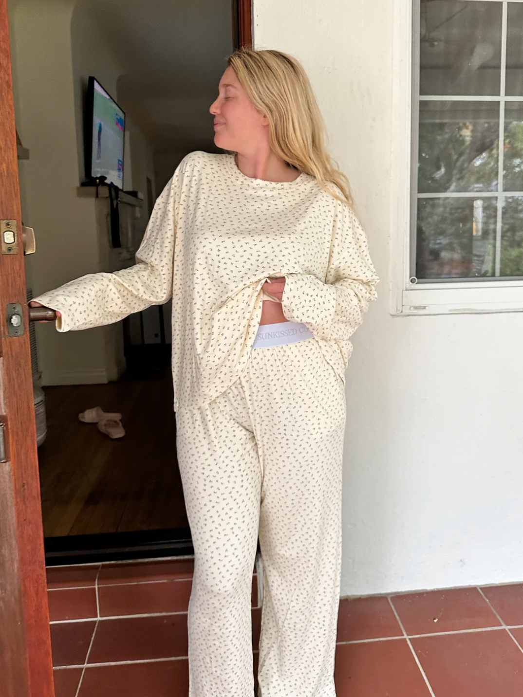 Pale Floral PJ Pant - NYC Market Exclusive
