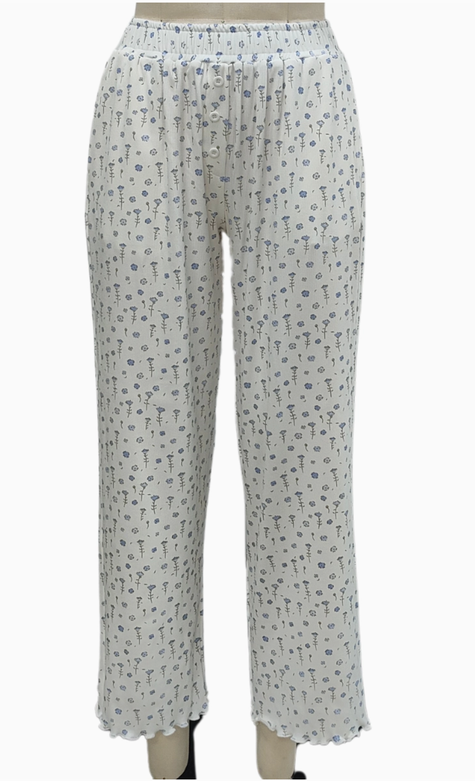 Ditsy Blue Floral Pajama Pant - NYC Market Exclusive