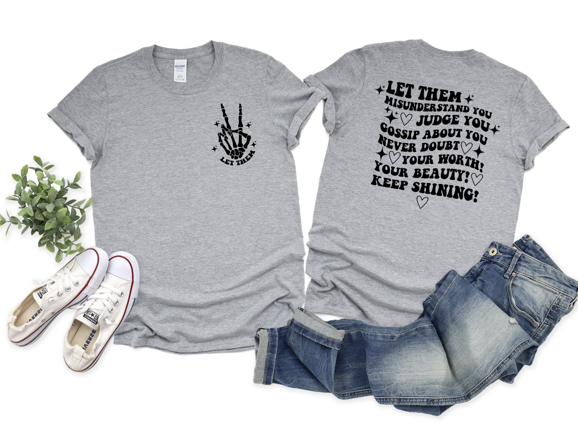 Let Them Peace Tee/Crewneck