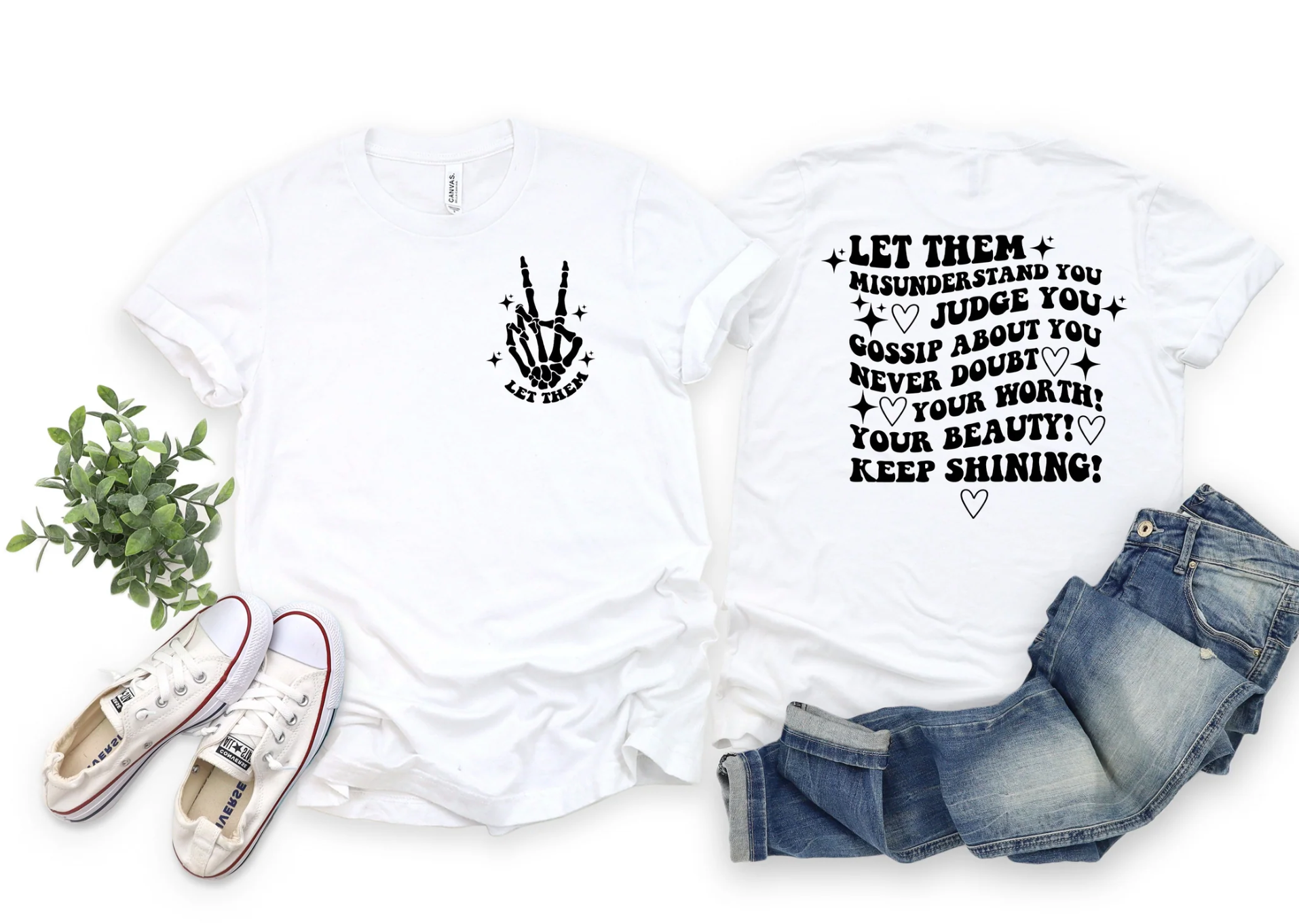 Let Them Peace Tee/Crewneck