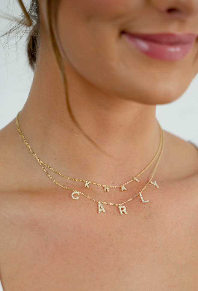 Custom Dover Name Necklace (Water Resistant)