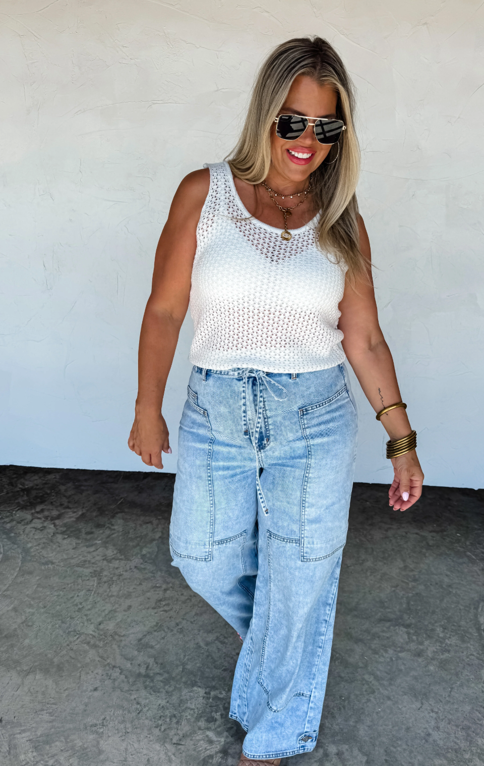 Jovie Tie Waist Jeans Custom Cut