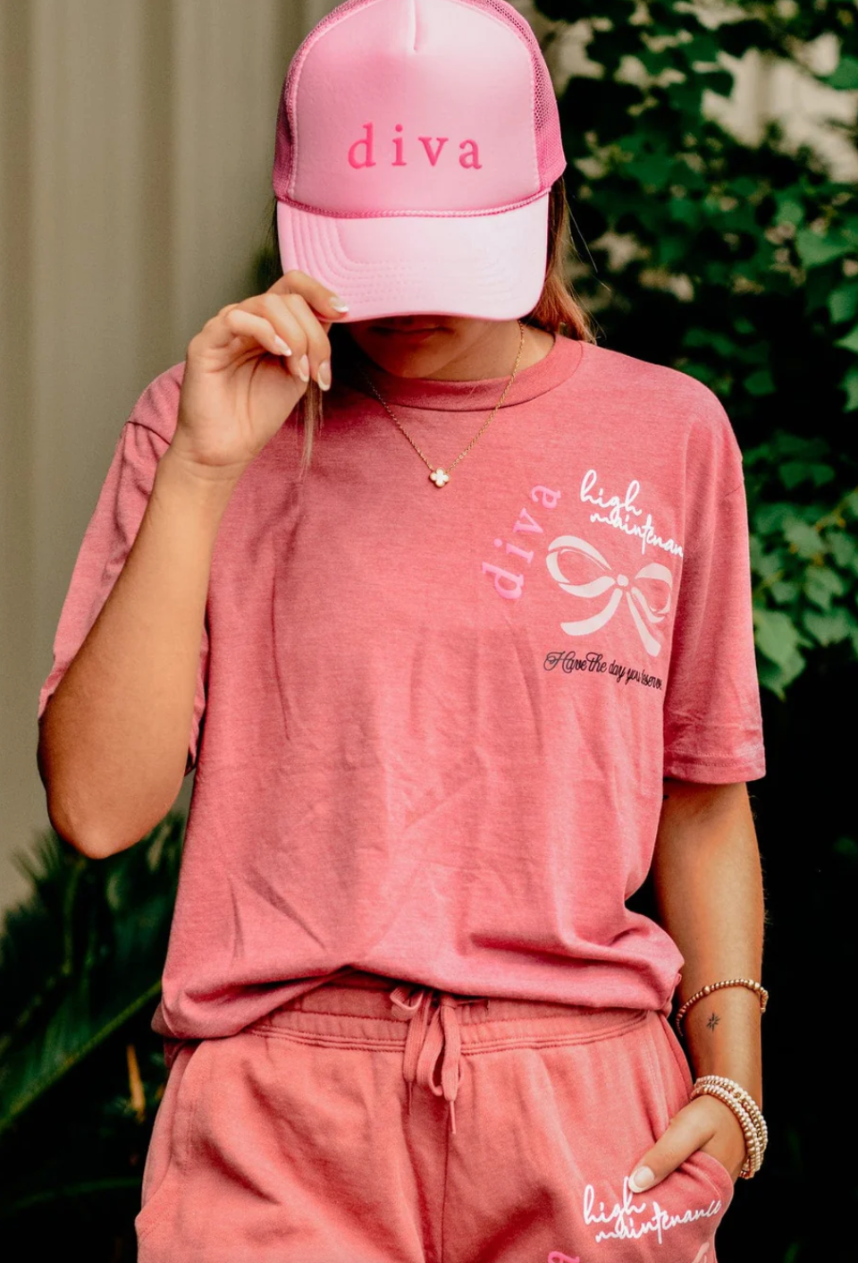 Diva Mauve Tee by Southern Bliss