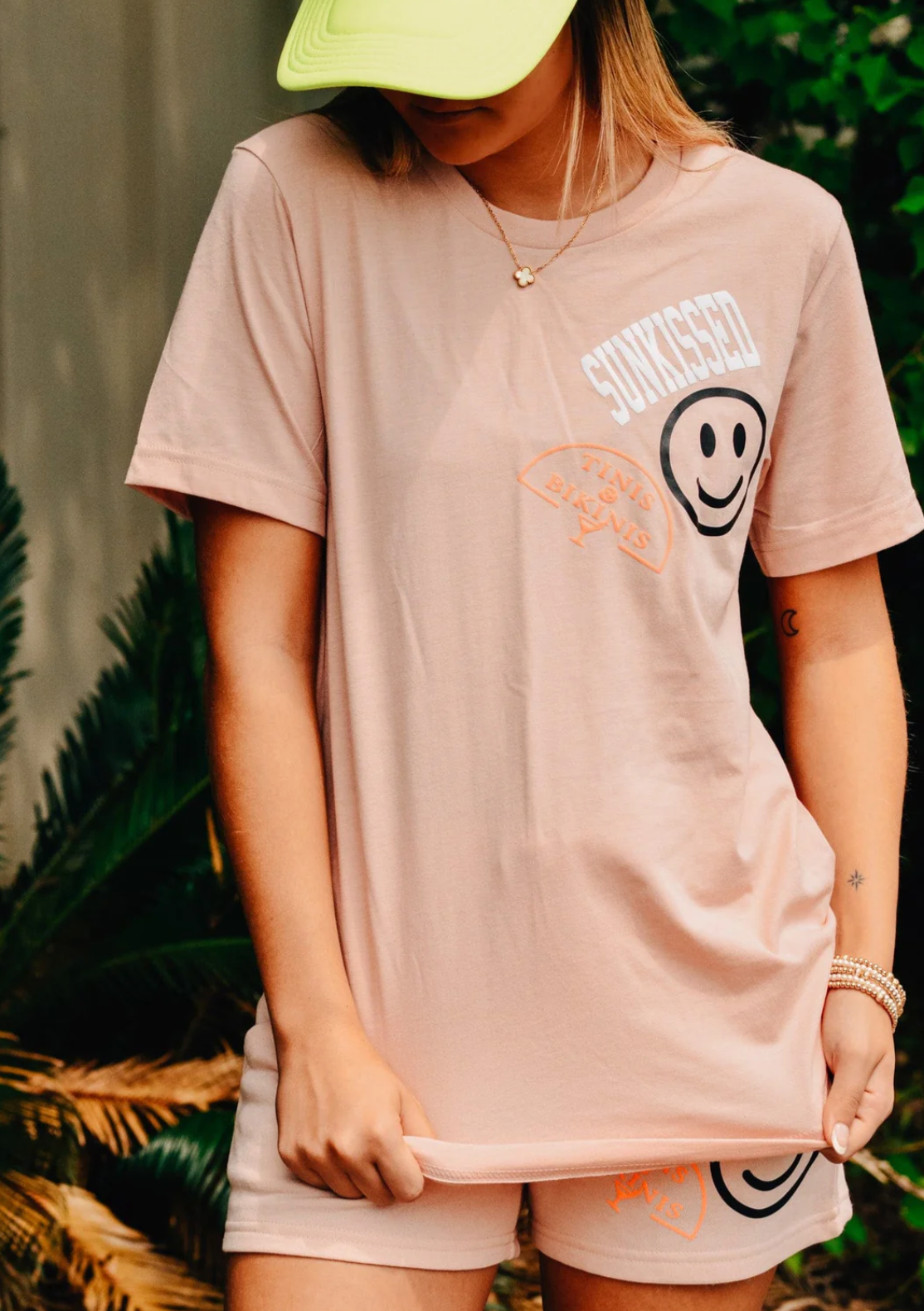 Sunkissed Peach Tee by Southern Bliss