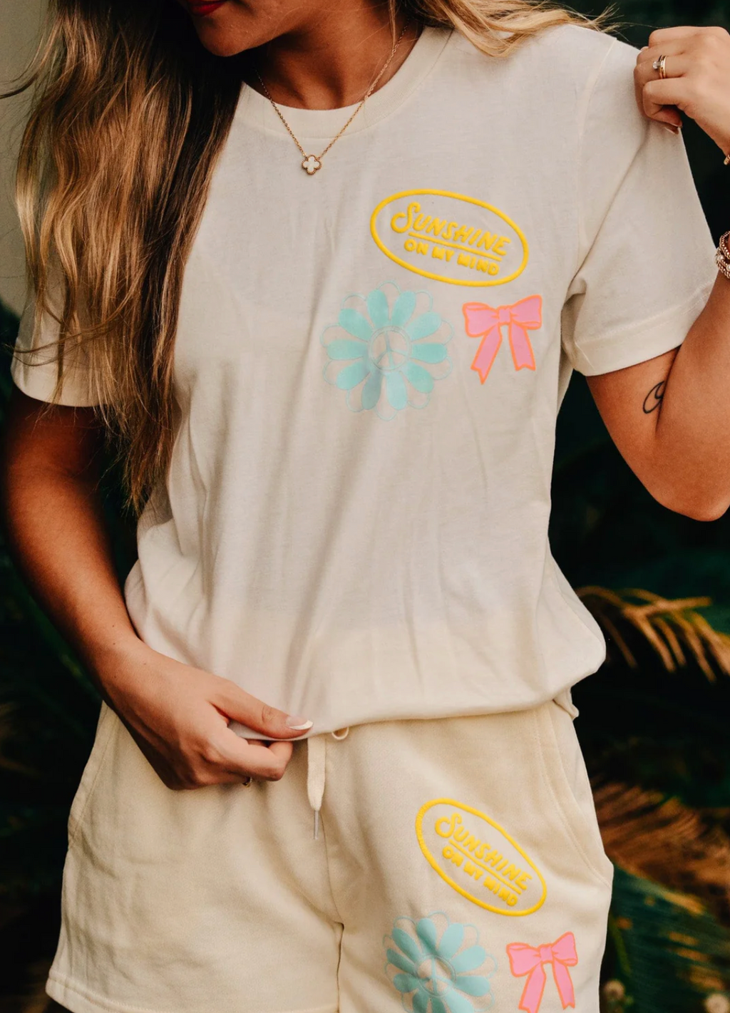 Sunshine Ivory Tee by Southern Bliss
