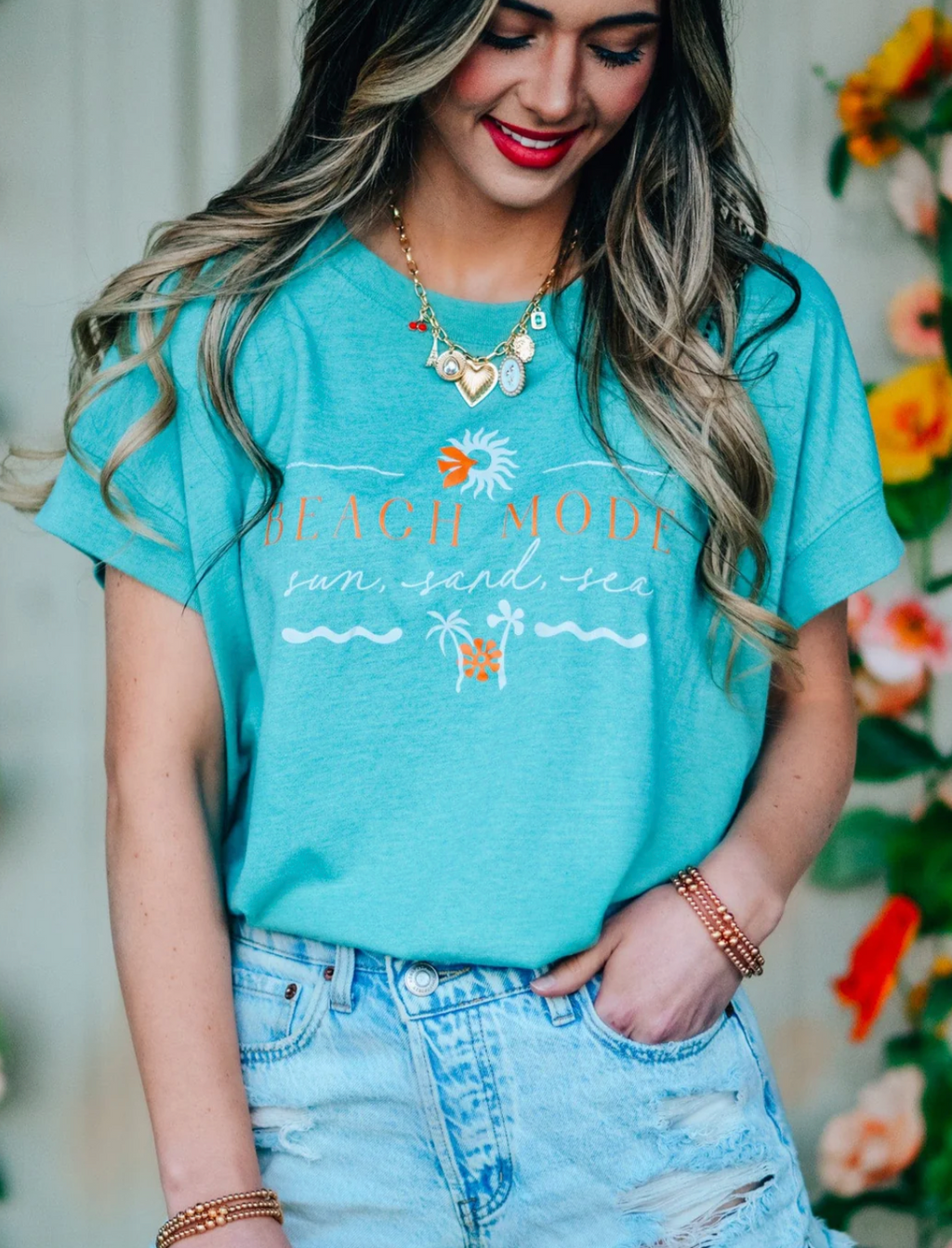 Beachy Mode Tee by Southern Bliss