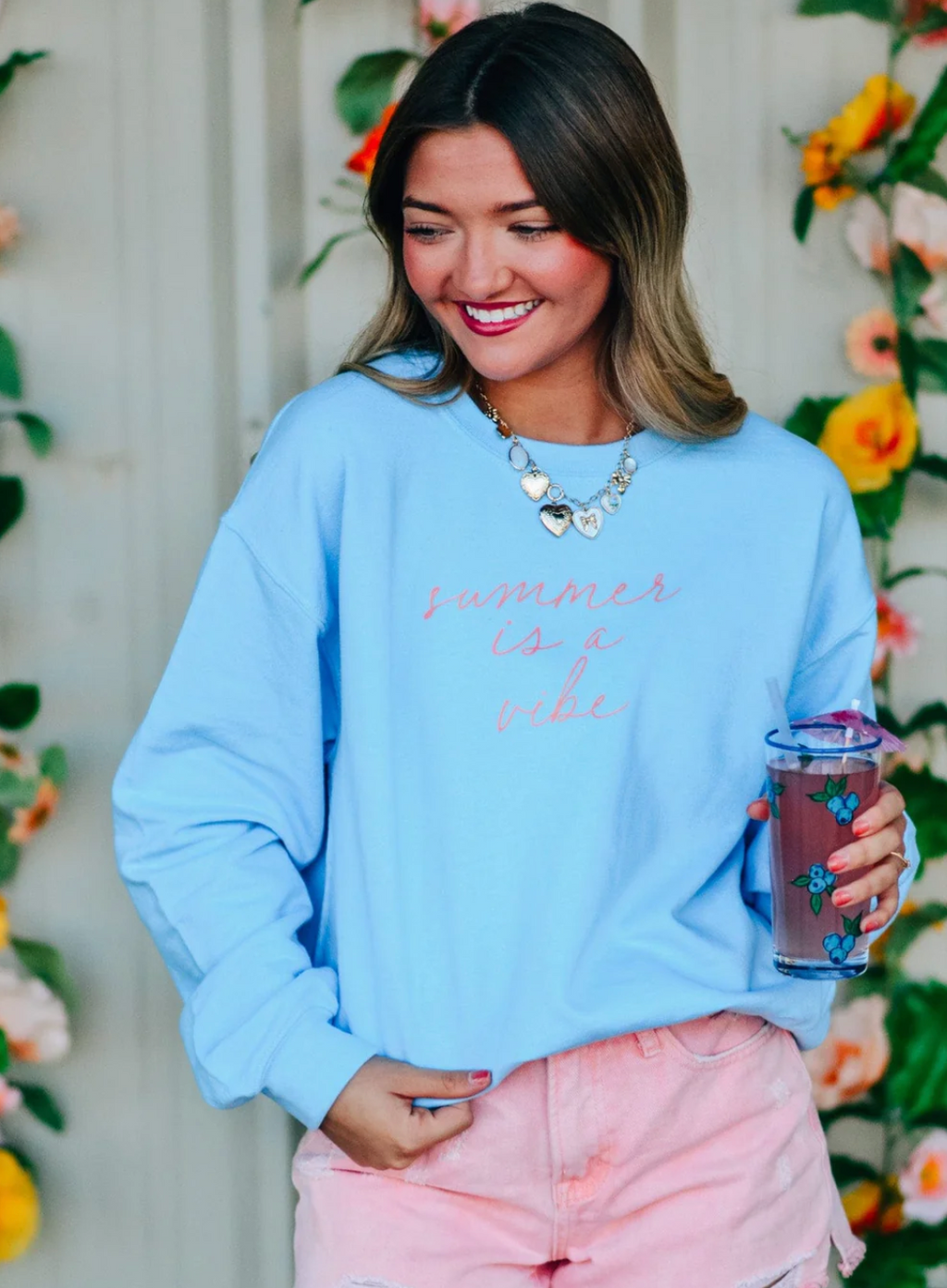 Summer is a Vibe Sweatshirt by Southern Bliss
