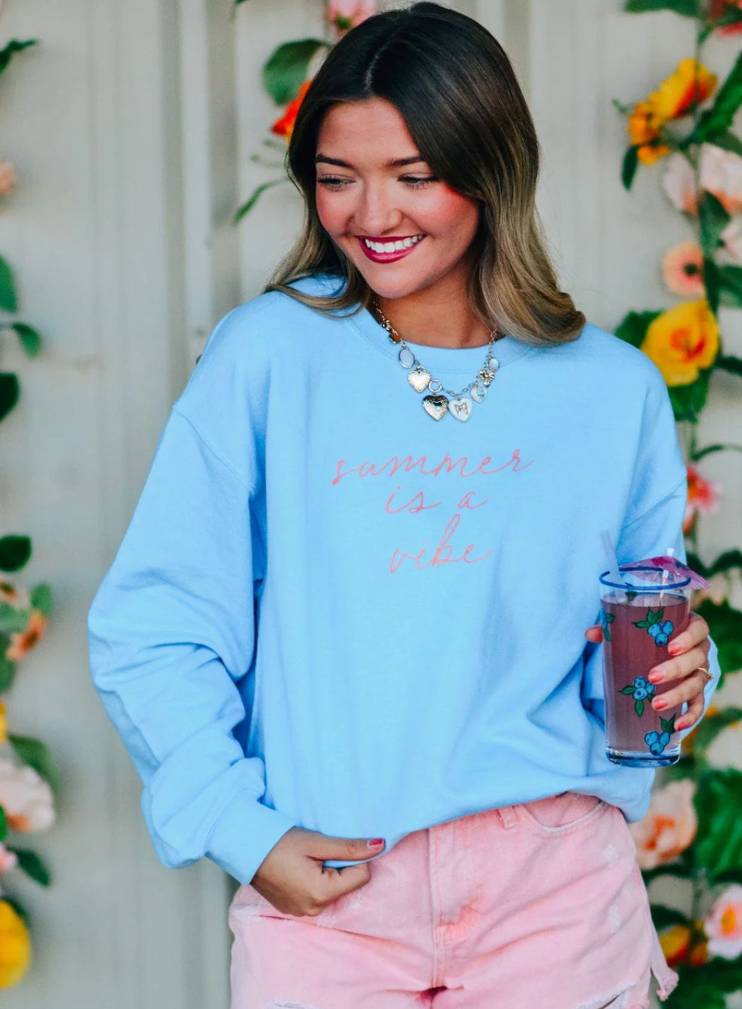 Summer is a Vibe Sweatshirt by Southern Bliss