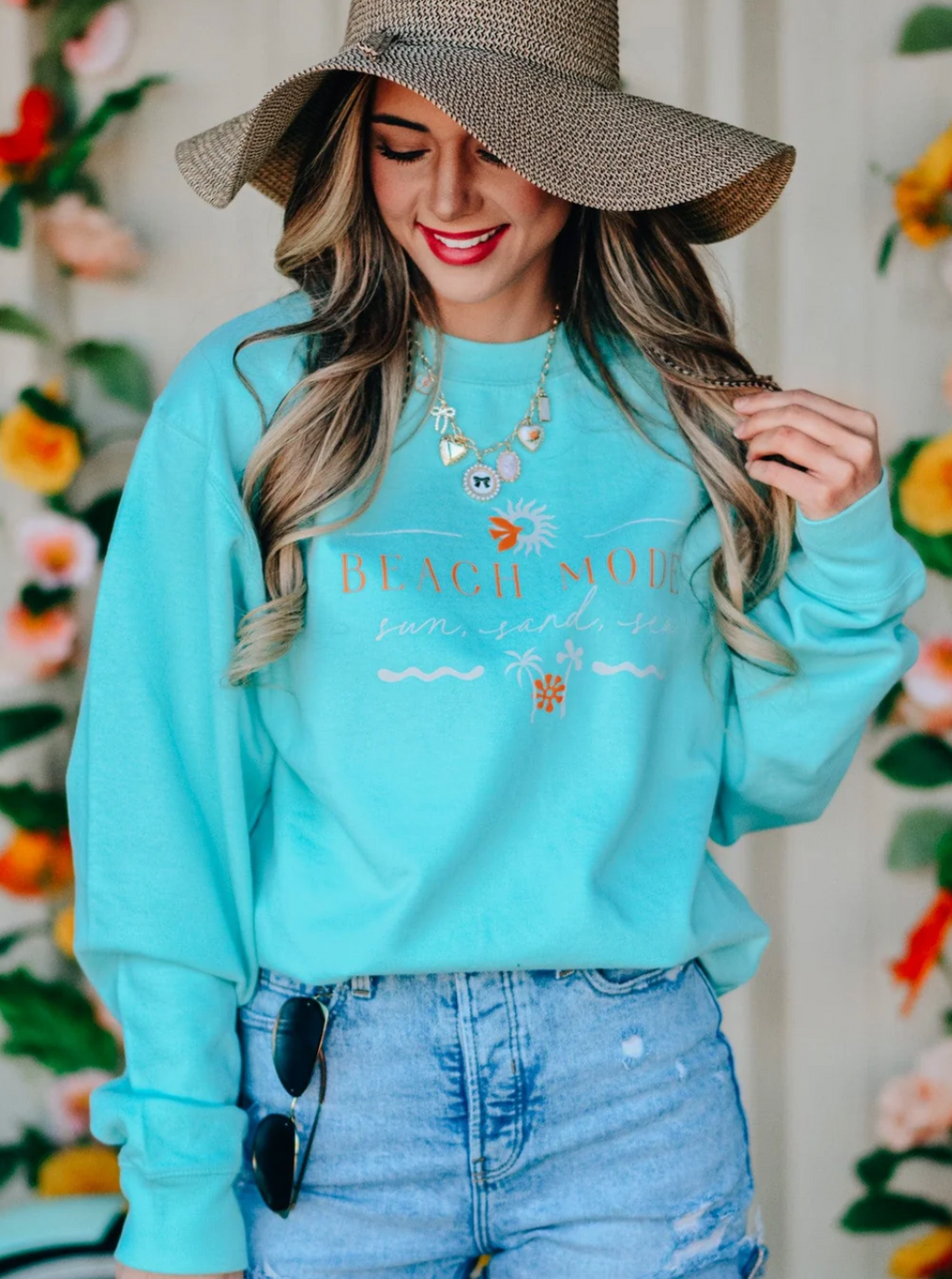 Beach Mode Sweatshirt by Southern Bliss