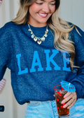 Luxe Puffer Sweater Lake