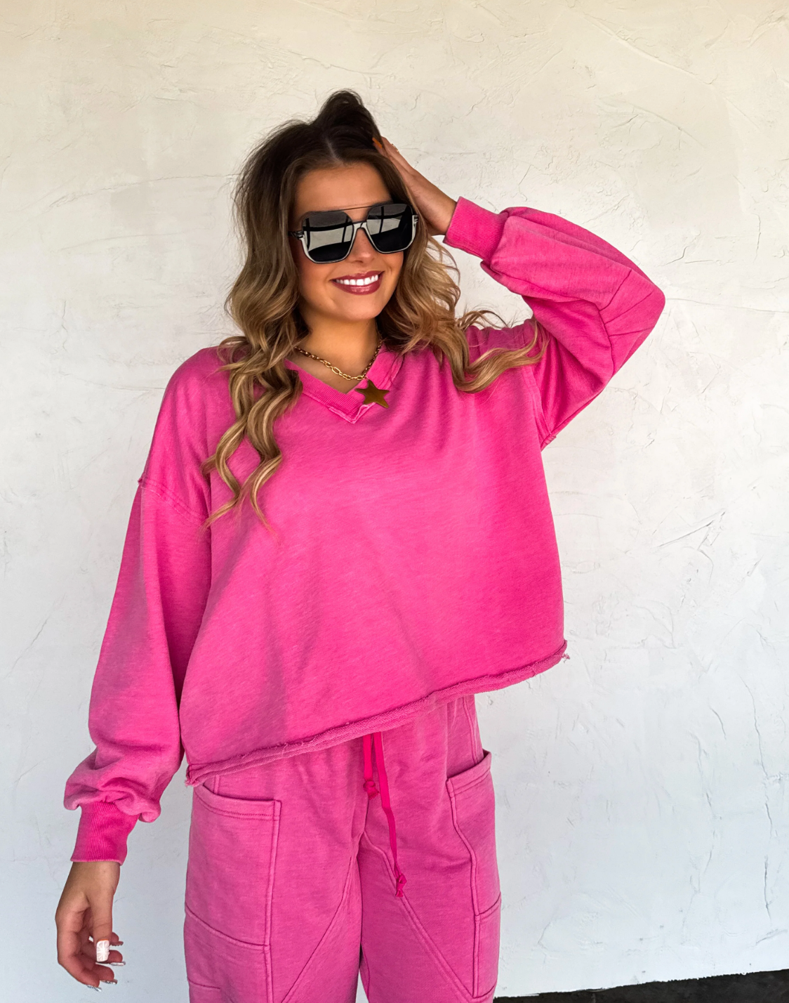 *PREORDER* - BLAKELEY FADED FEELS VNECK PULLOVER