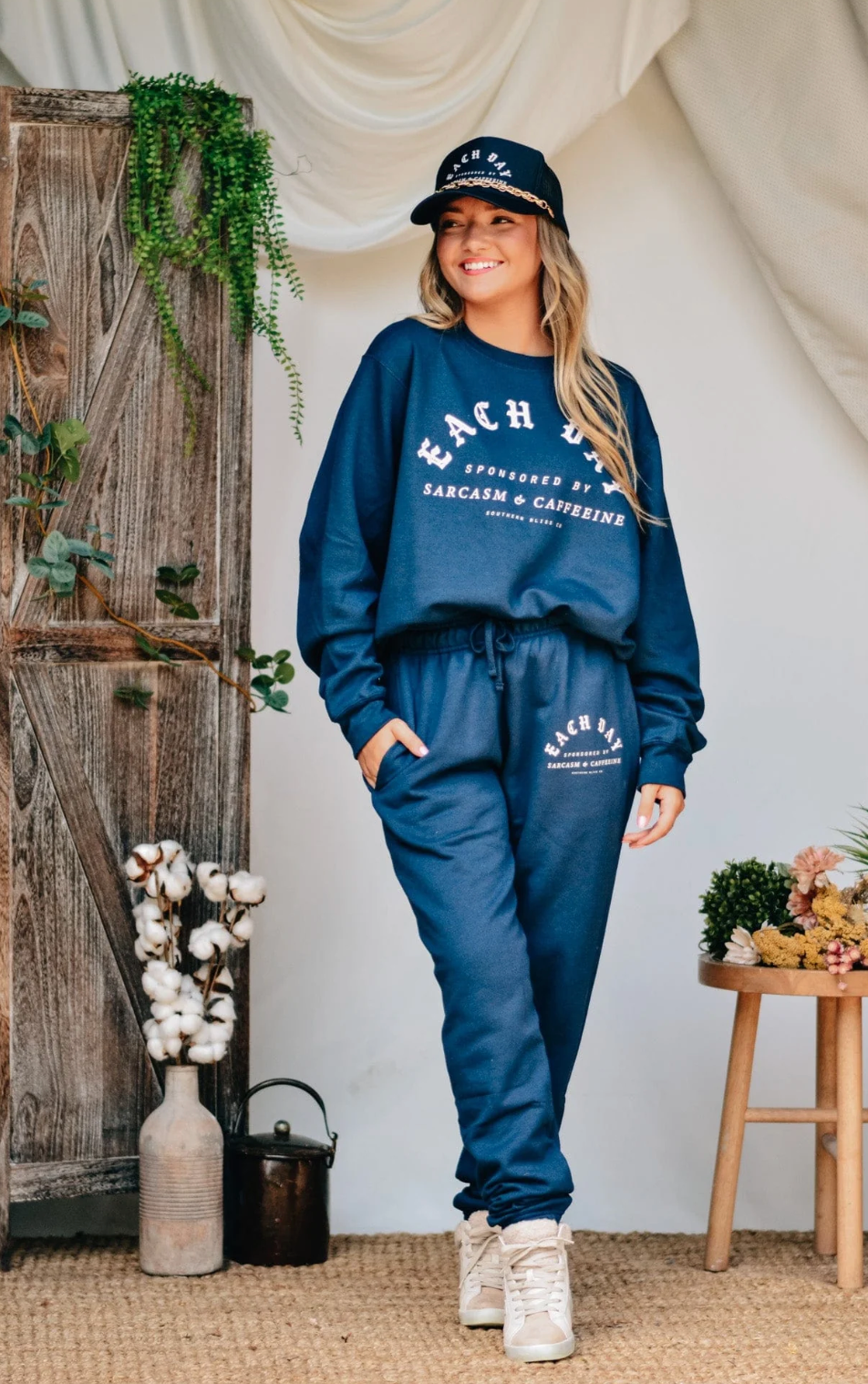 Sarcasm & Caffeine Joggers by Southern Bliss