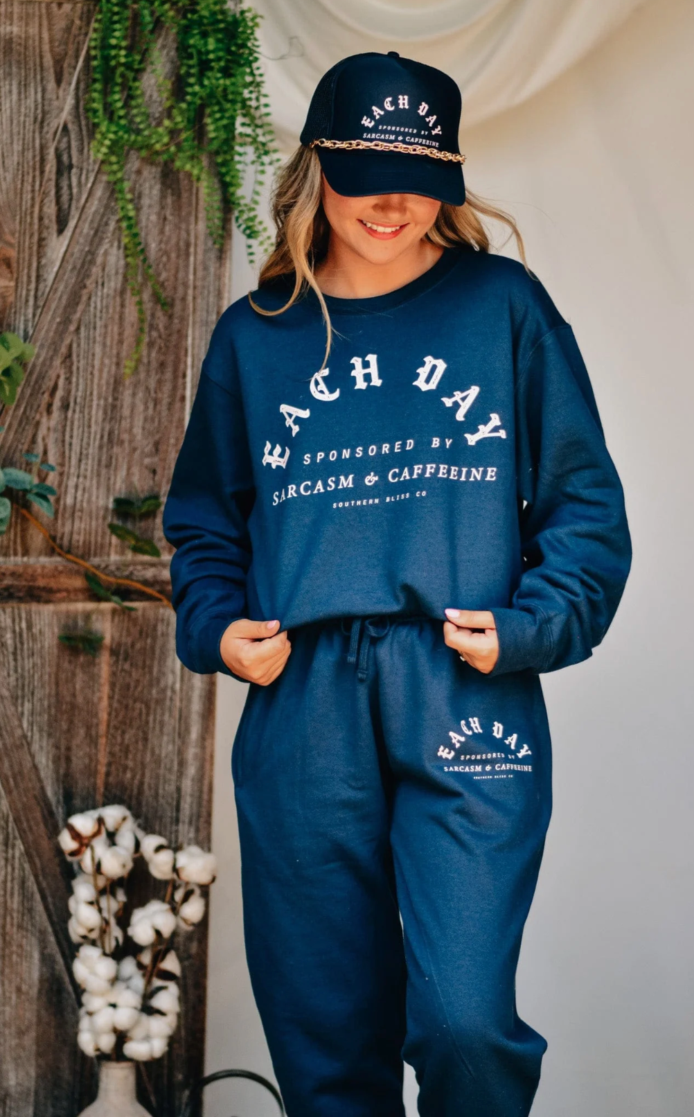 Sarcasm & Caffeine Joggers by Southern Bliss