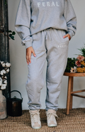 Kind of Feral Grey Joggers by Southern Bliss