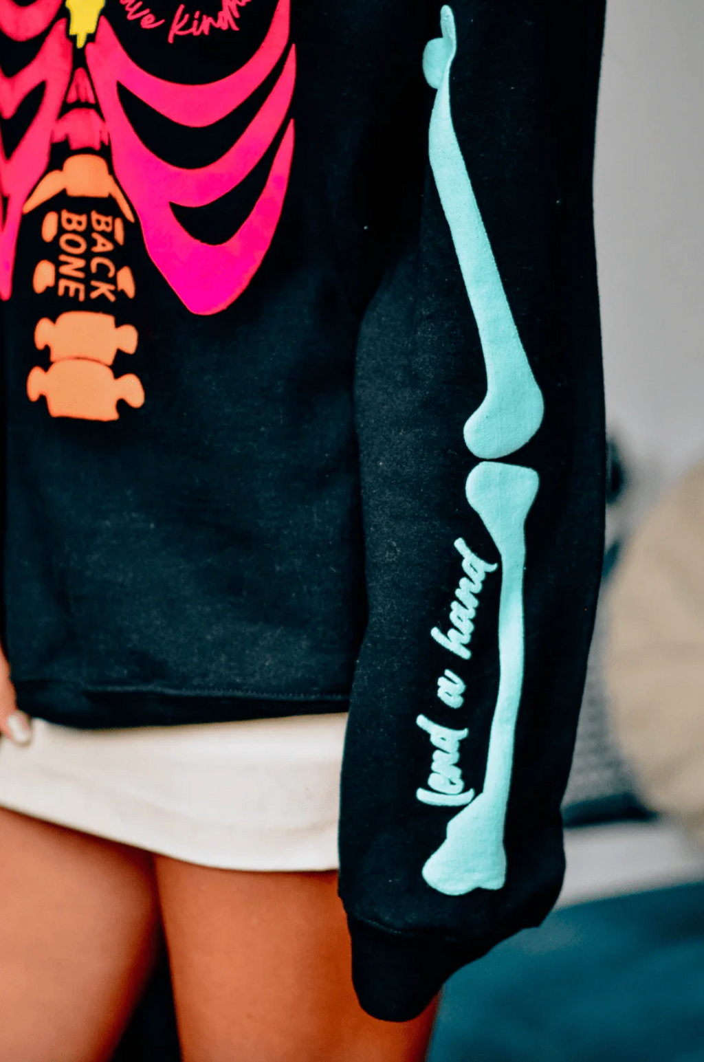 Neon Skelly Crewneck by Southern Bliss