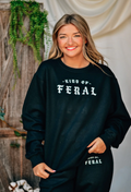 Kind of Feral Black Crewneck by Southern Bliss
