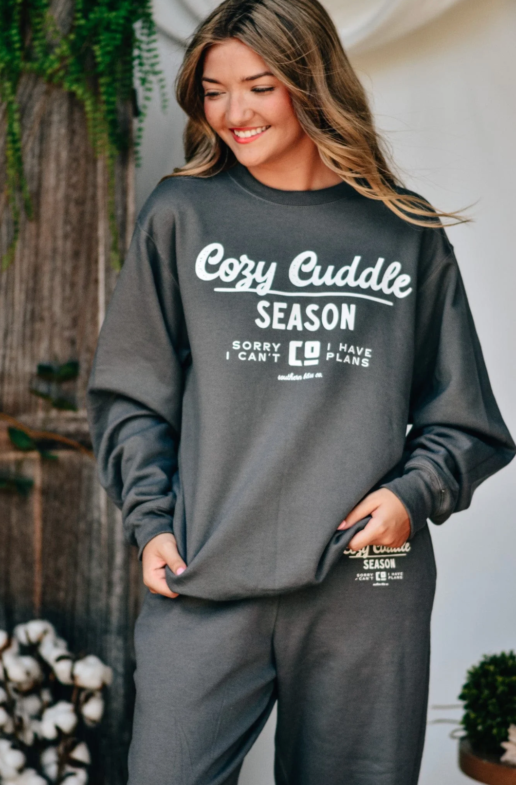 Cozy Cuddle Season Crewneck by Southern Bliss
