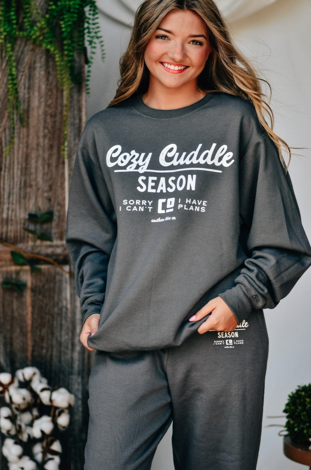 Cozy Cuddle Season Crewneck by Southern Bliss