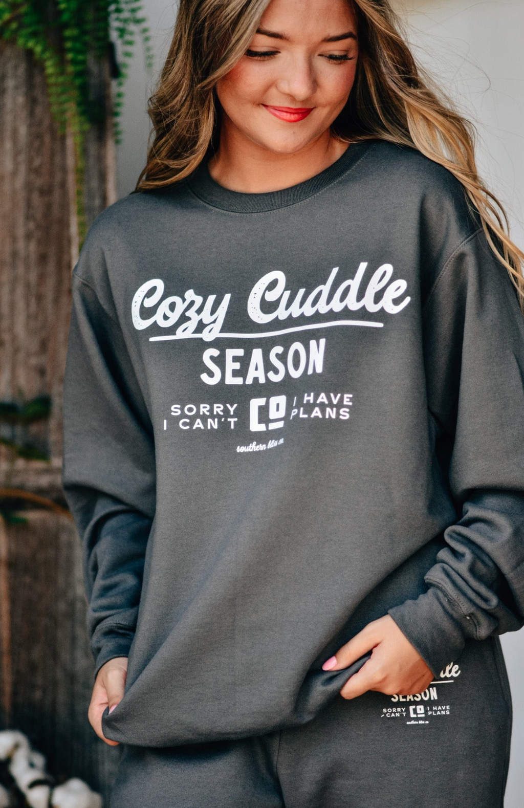 Cozy Cuddle Season Crewneck by Southern Bliss