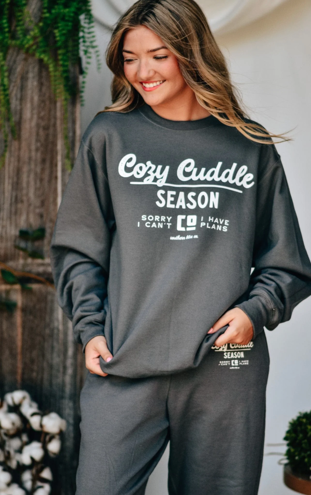 Cozy Cuddle Season Crewneck by Southern Bliss