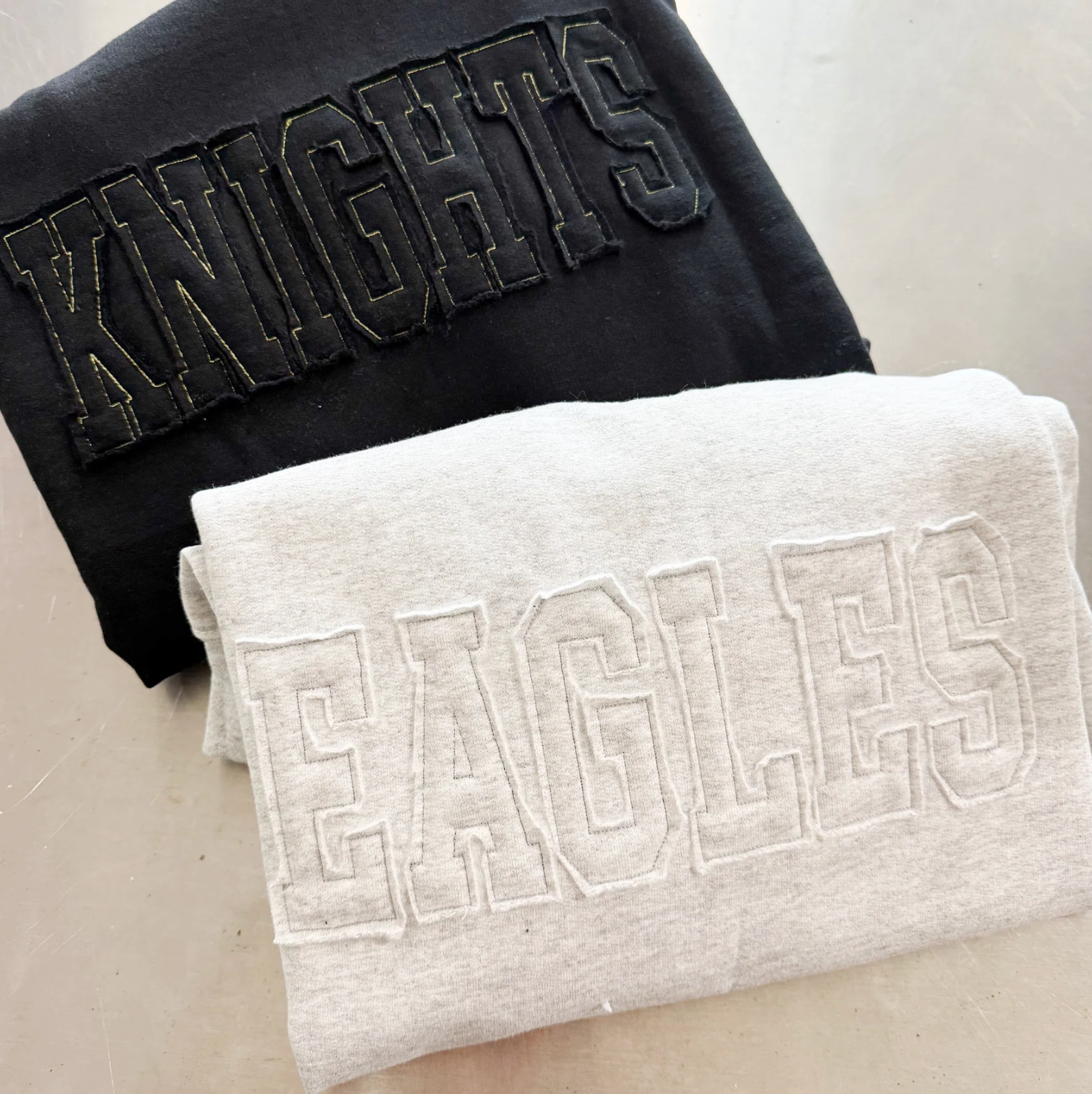 Custom Embroidery Applique Crewneck