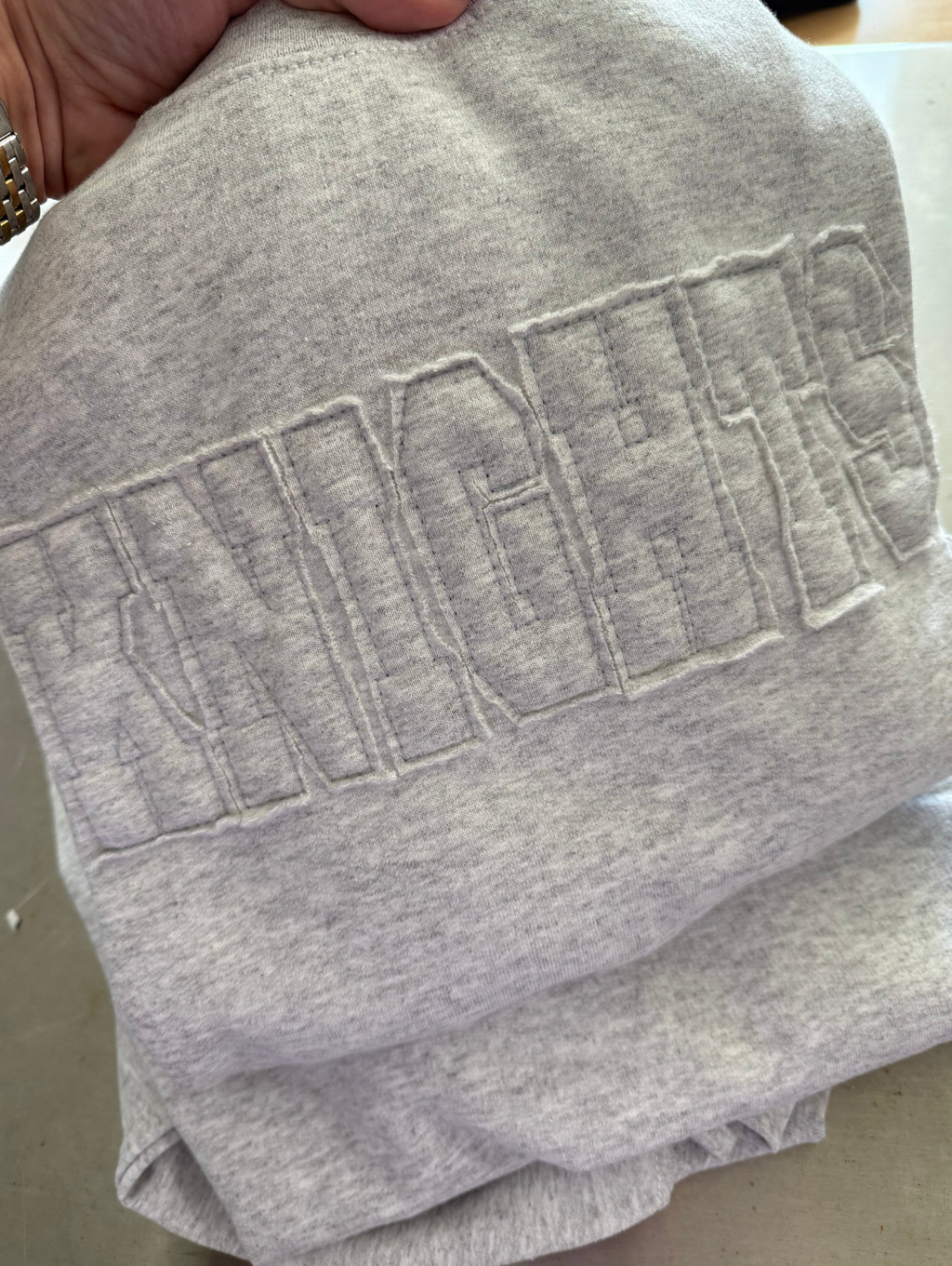 Custom Embroidery Applique Crewneck