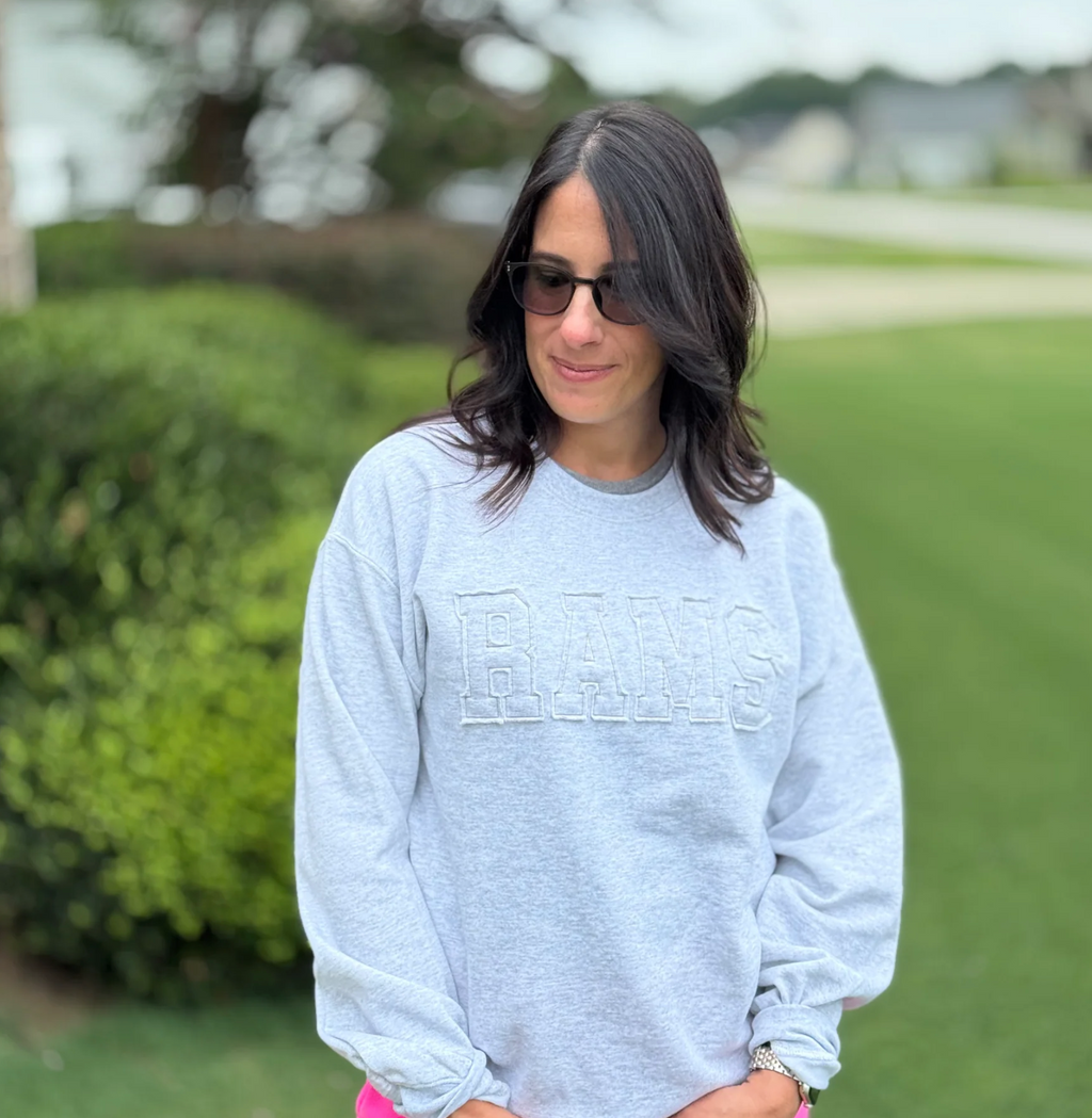 Custom Embroidery Applique Crewneck