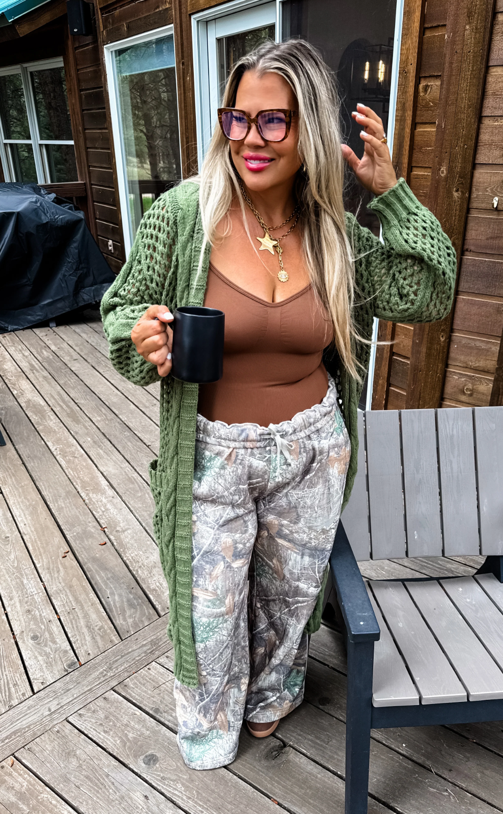 Kandias Chunky Knit Cardi in 4 colors- *Custom Cut*