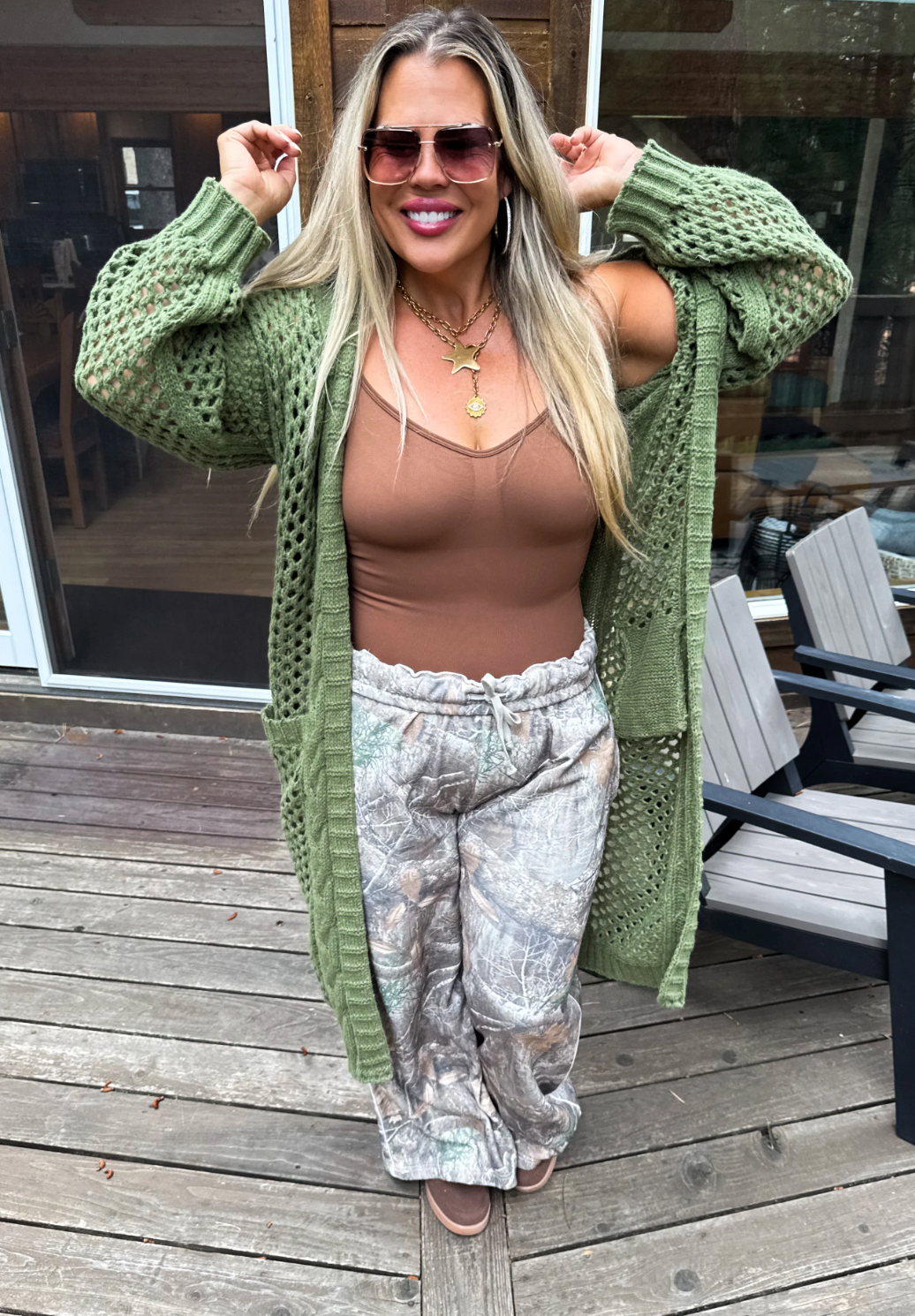Kandias Chunky Knit Cardi in 4 colors- *Custom Cut*