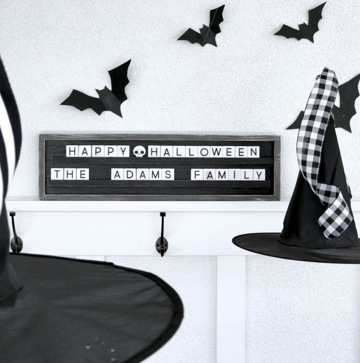 7x3 paper bats 16 pcs, bk