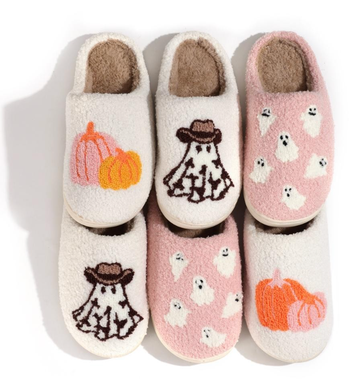 Spooky Slippers in 3 Prints