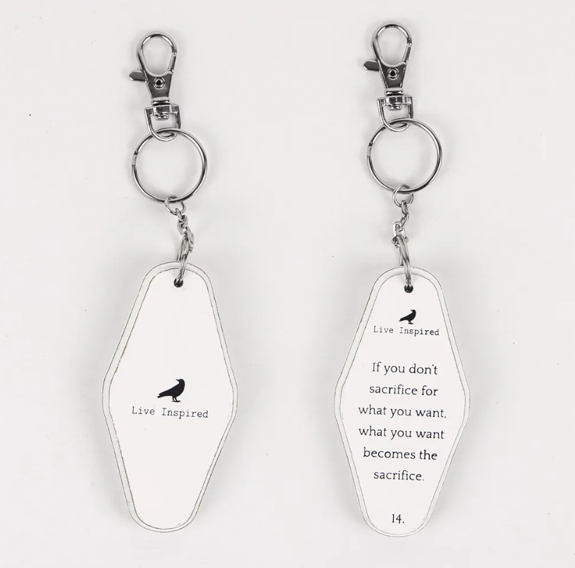 11171 1.7x3.5x.5 rvs wd keychain (SACRIFICE) whbk