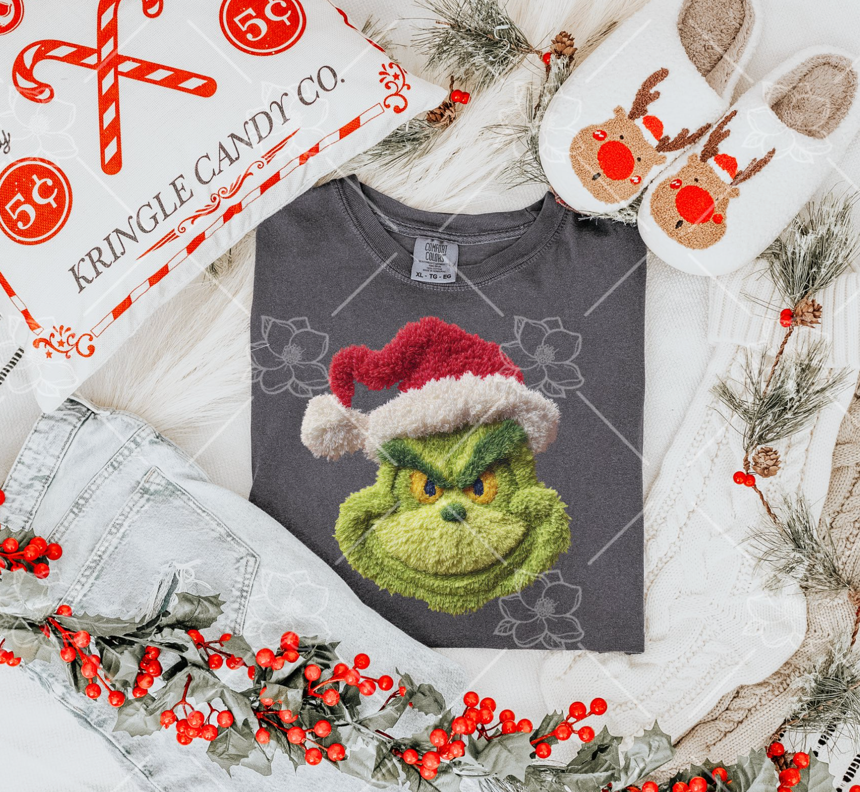 Faux Knit Mean One Graphic Tee*Made to Order*