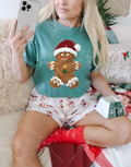 Faux Knit Gingerbread Tee *Made to order*
