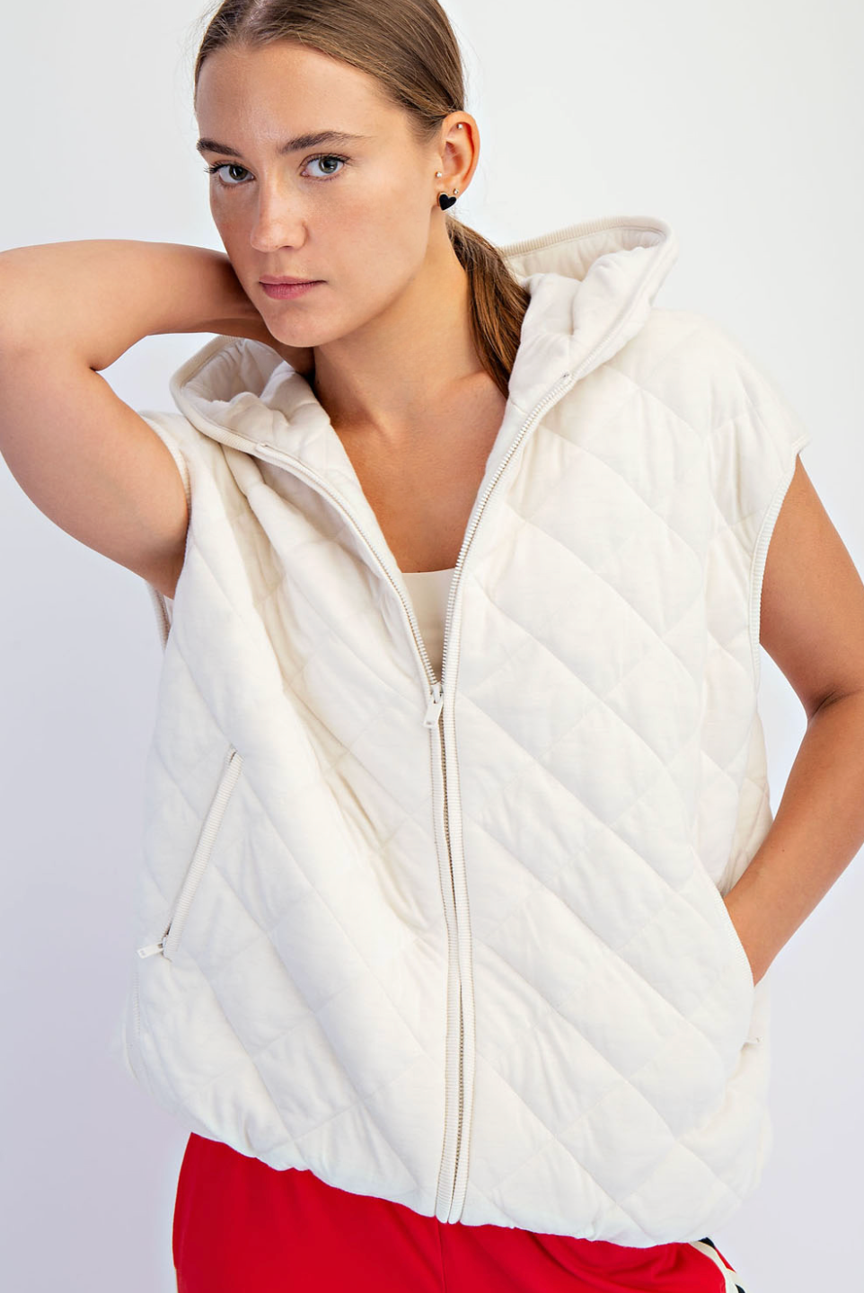 Crisp Air Quilted Zip Vest