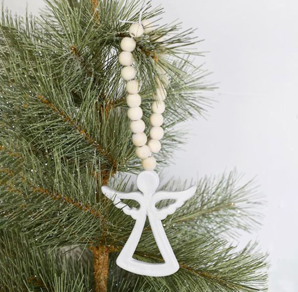 Angel Ornament with Beads